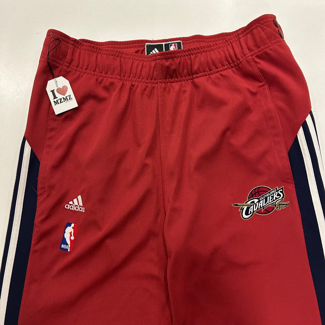 [S] 아디다스 NBA 버튼 트랙 팬츠 레드 A259 상품이미지3