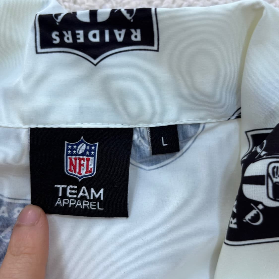 L NFL 레이더스 리피트 반팔 셔츠 0416E 상품이미지3