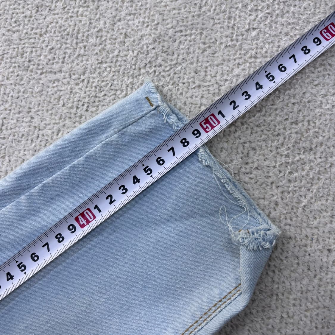 3 소녀나라 여성 7부 데님 팬츠 0429E 상품이미지7