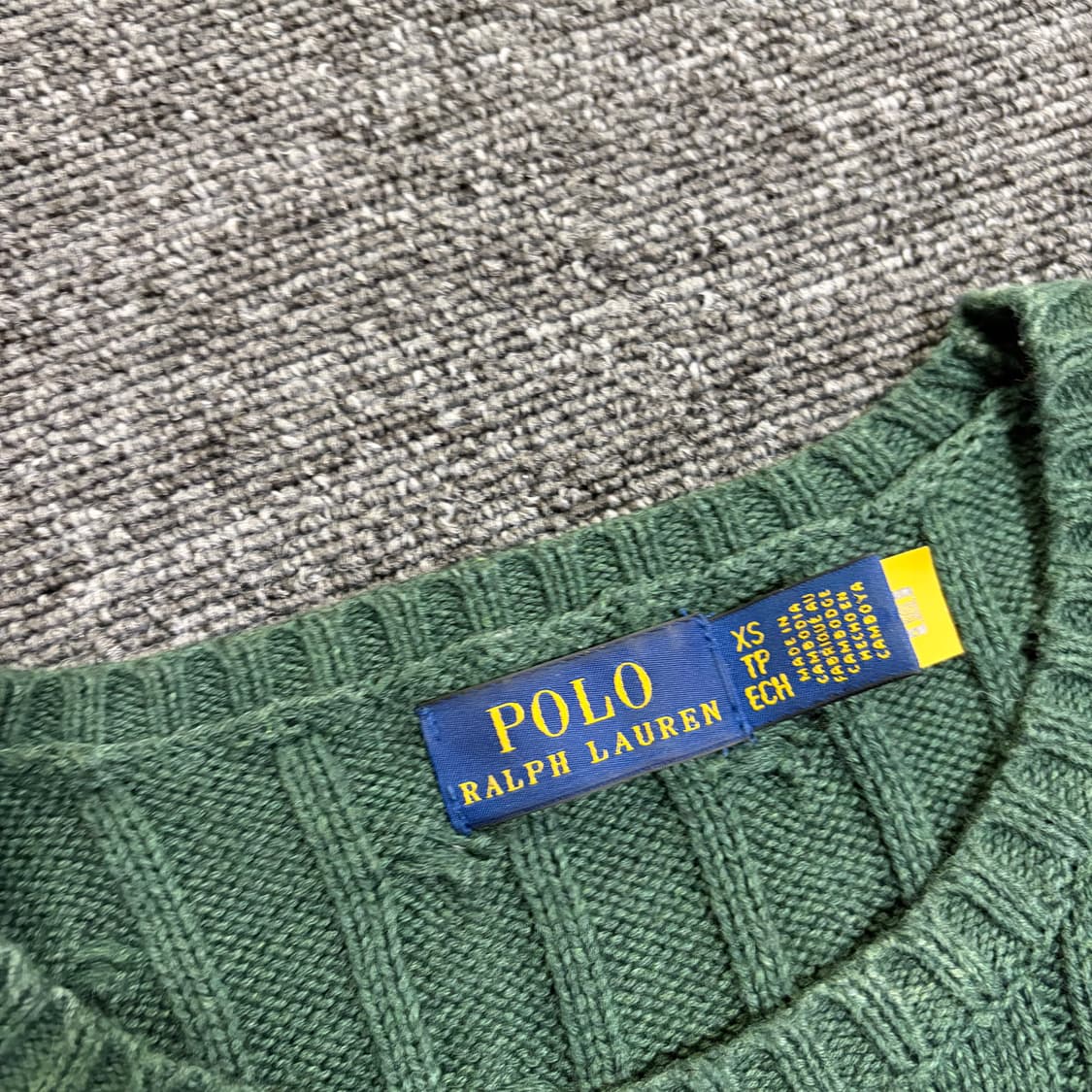 폴로 랄프로렌 꽈배기 니트 상품이미지5