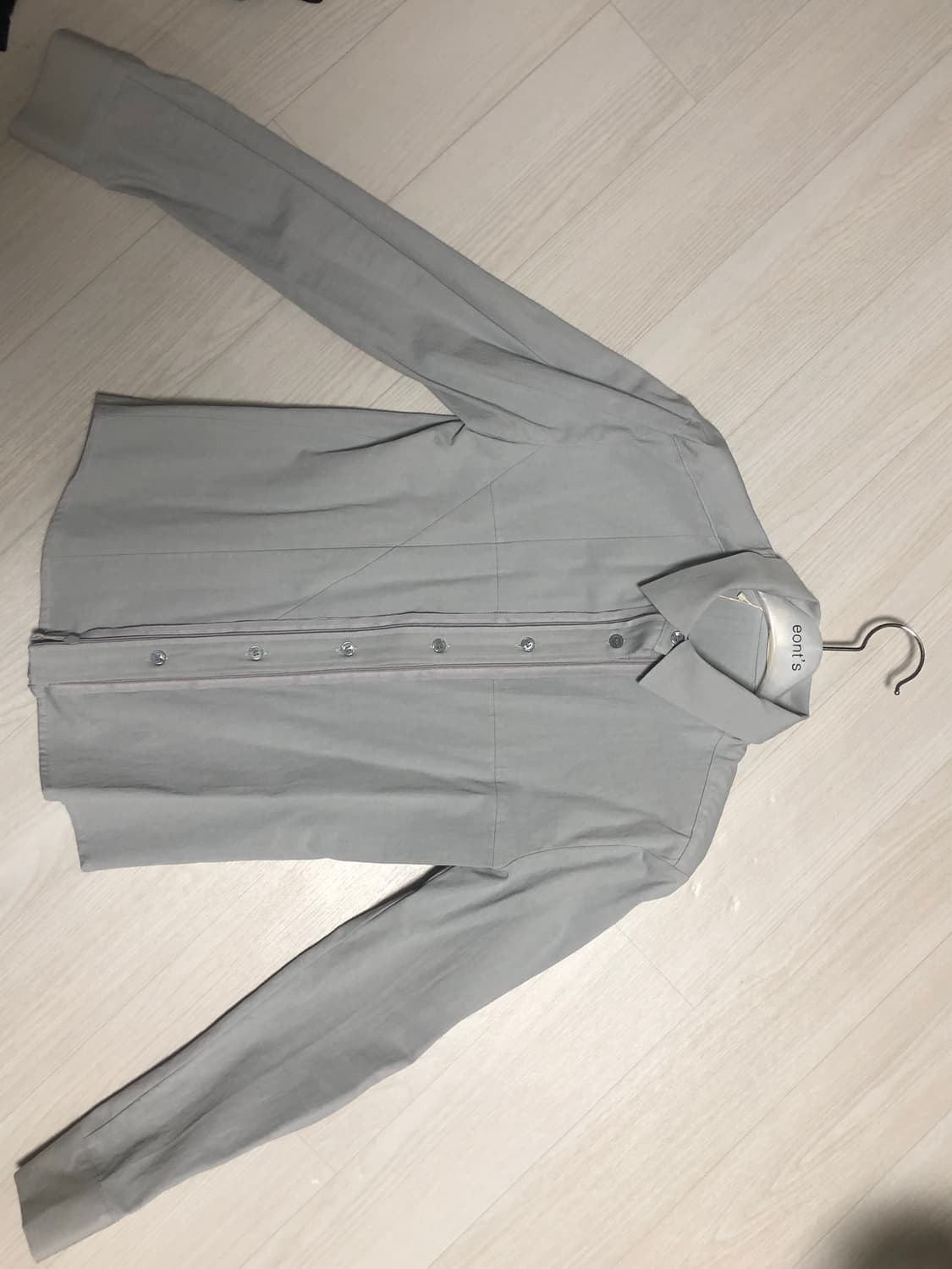 에옹쓰 오리가미 셔츠 그레이 1 상품이미지2