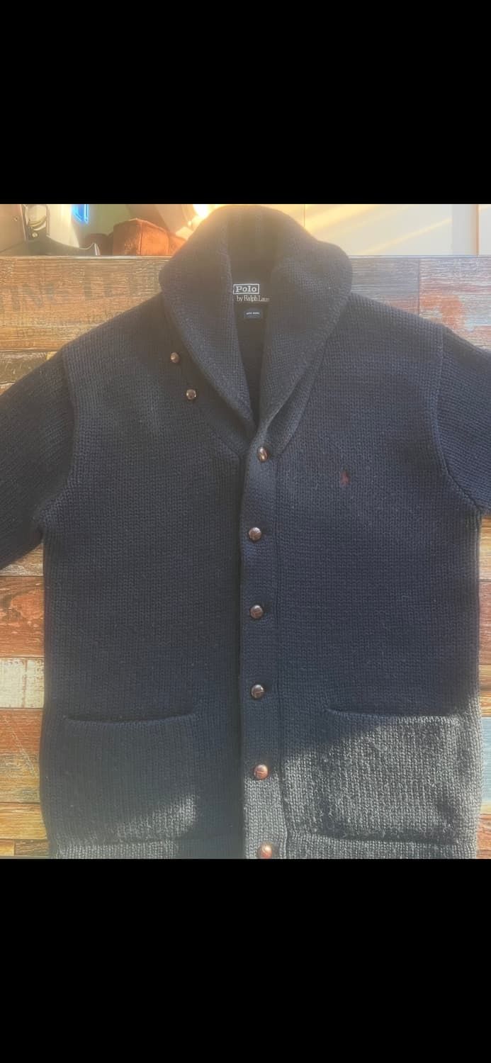 폴로 랄프로렌 숄카라 울 스웨터 상품이미지1