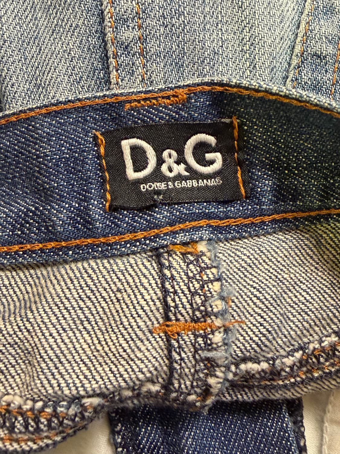 D&G 돌체앤가바나 청치마 빈티지 상품이미지5