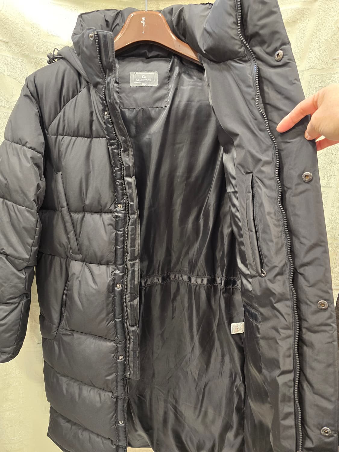 거의새거) 고대 법학과 과잠 롱패딩 블랙 95(L) 상품이미지9