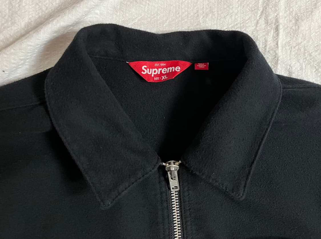 (XL) 23fw 슈프림 몰스킨 워크 자켓 (블랙) 상품이미지4