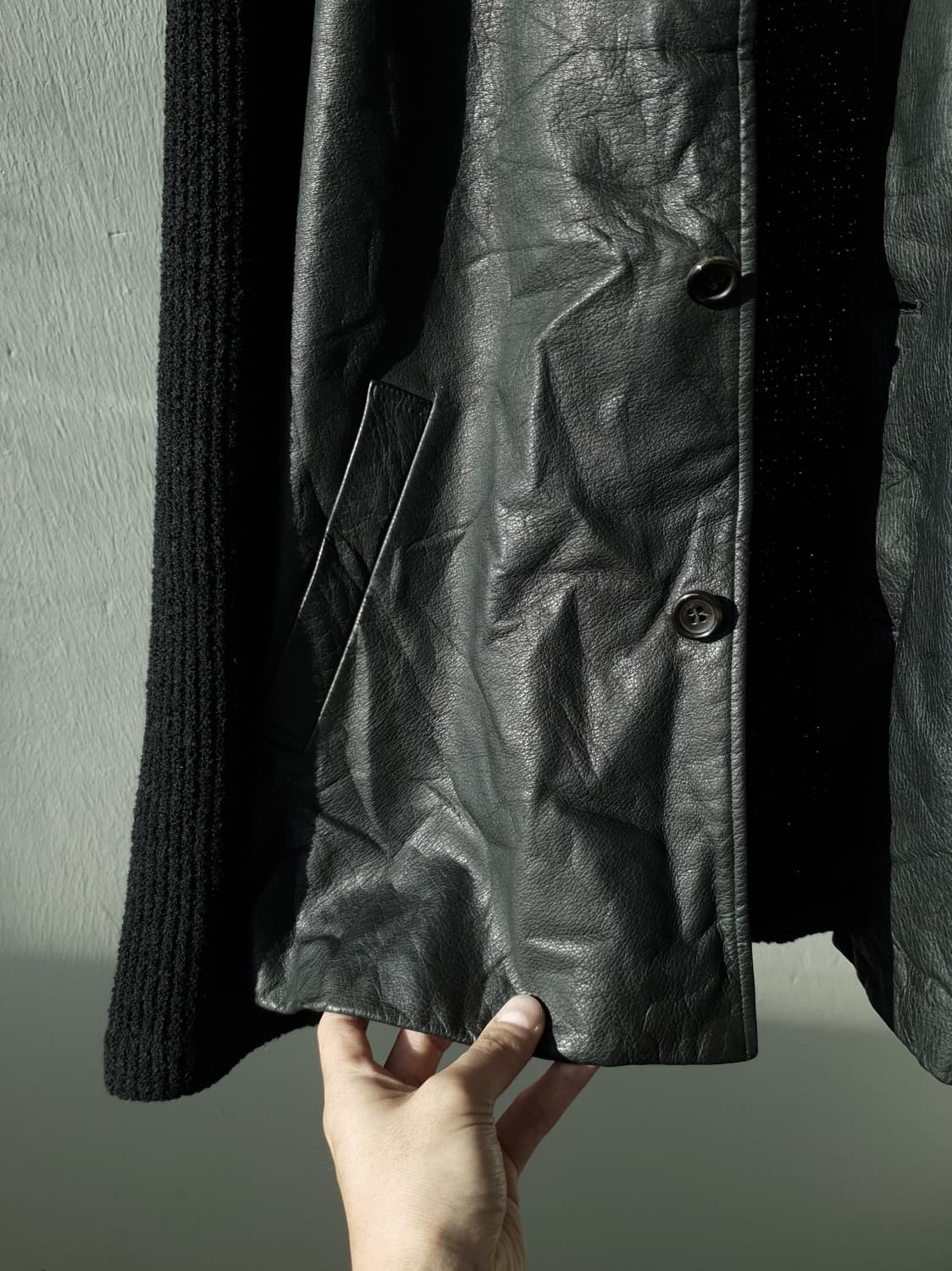 80s Comme Des Garcons docking leather jk 상품이미지5