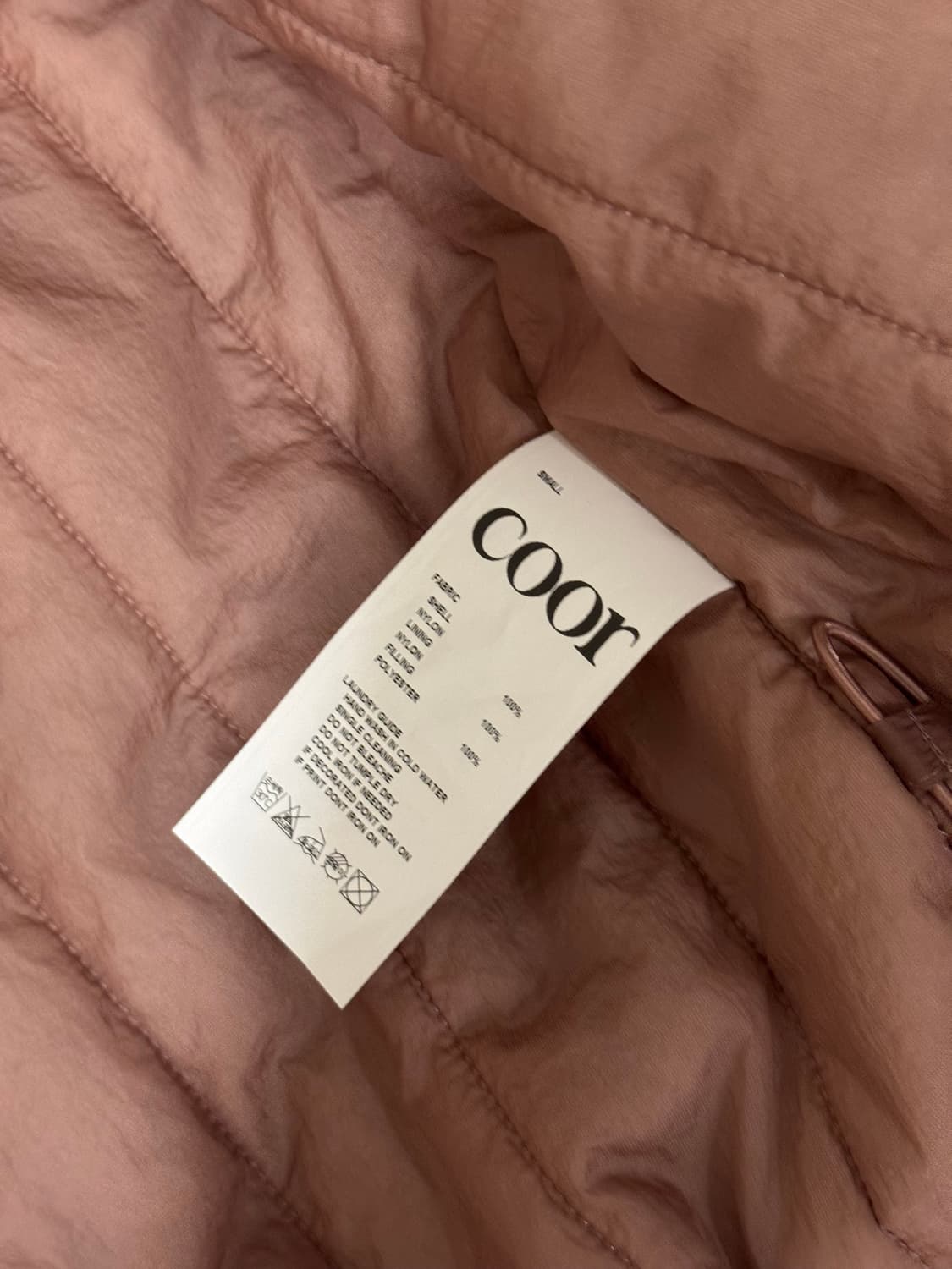 쿠어 트랜스페어런트 패디드 후드 점퍼 (인디핑크) 상품이미지2