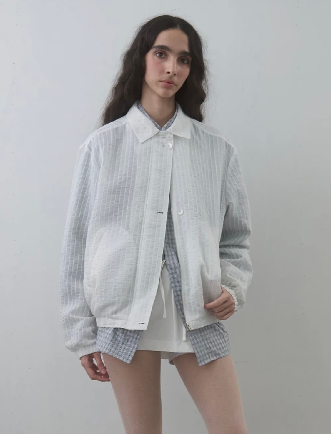 기준 블루종 화이트 상품이미지1