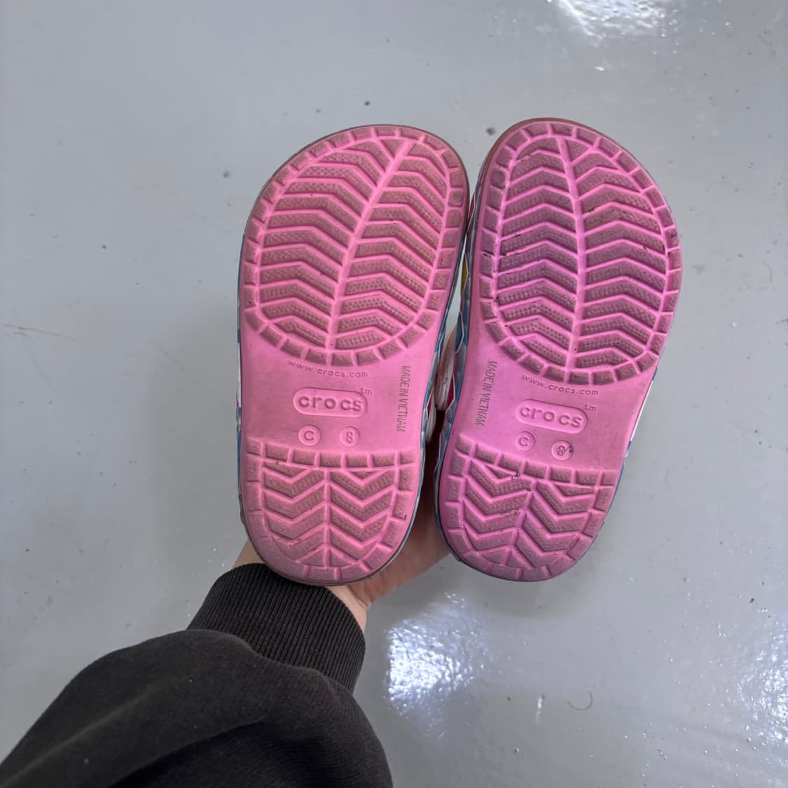 실측확인 크록스 키즈 클로그 샌들 0407E2 상품이미지6