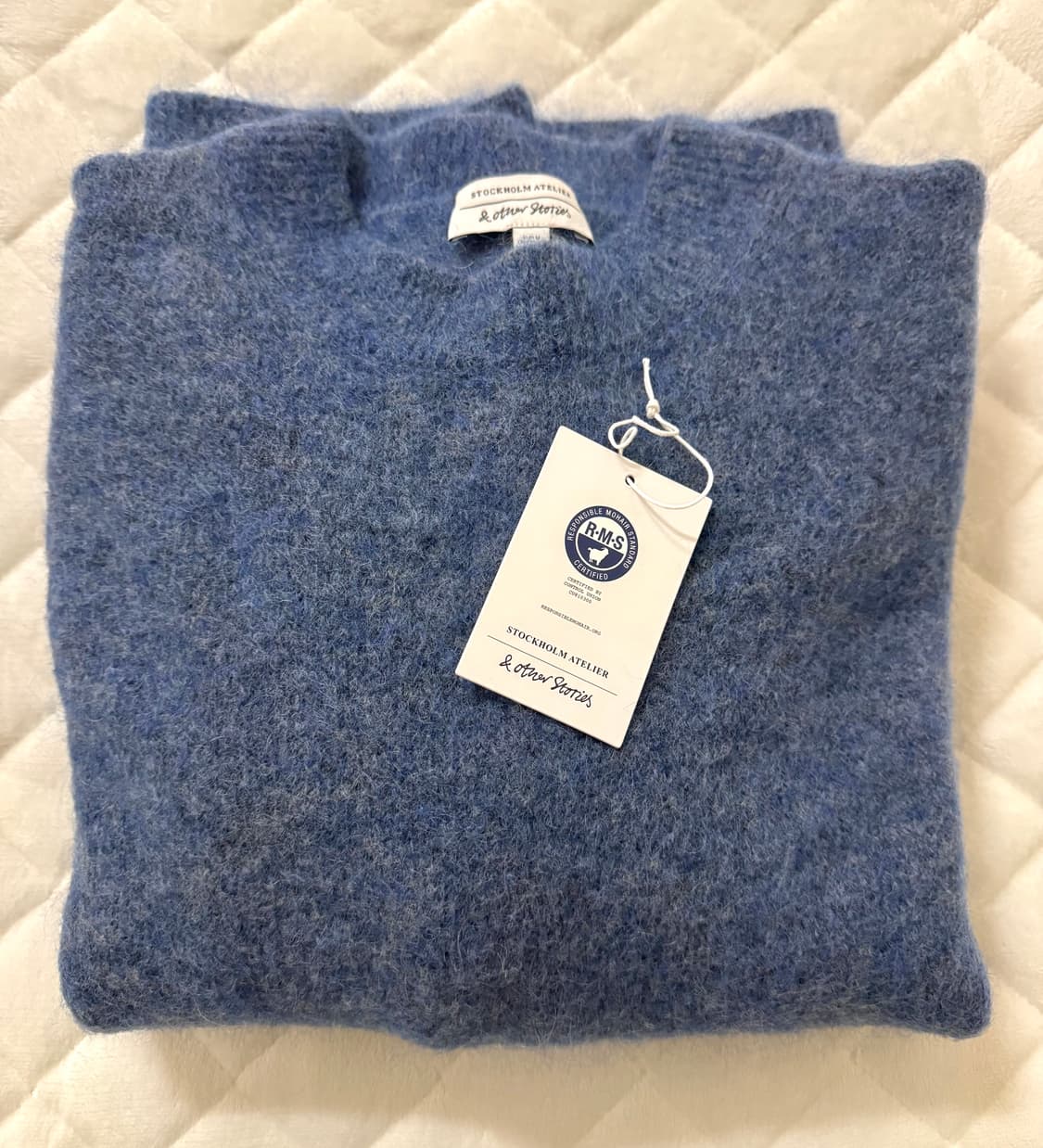 앤아더스토리즈 모헤어 루즈핏 니트 스웨터 미착용 M-L 상품이미지8