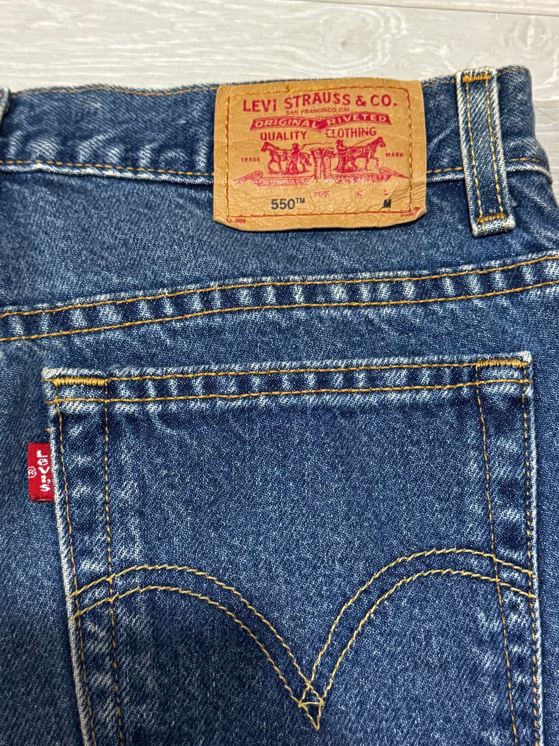 00s 리바이스 550 클래식 릴렉시드 데님 팬츠 상품이미지3