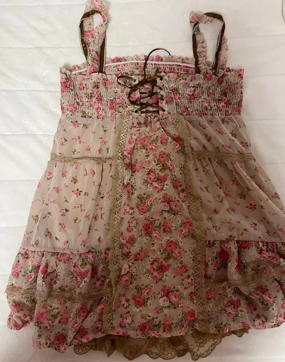 axes famme 엑시즈팜 모리걸 뷔스티에 원피스 빈티지 갸루 히메 상품이미지1