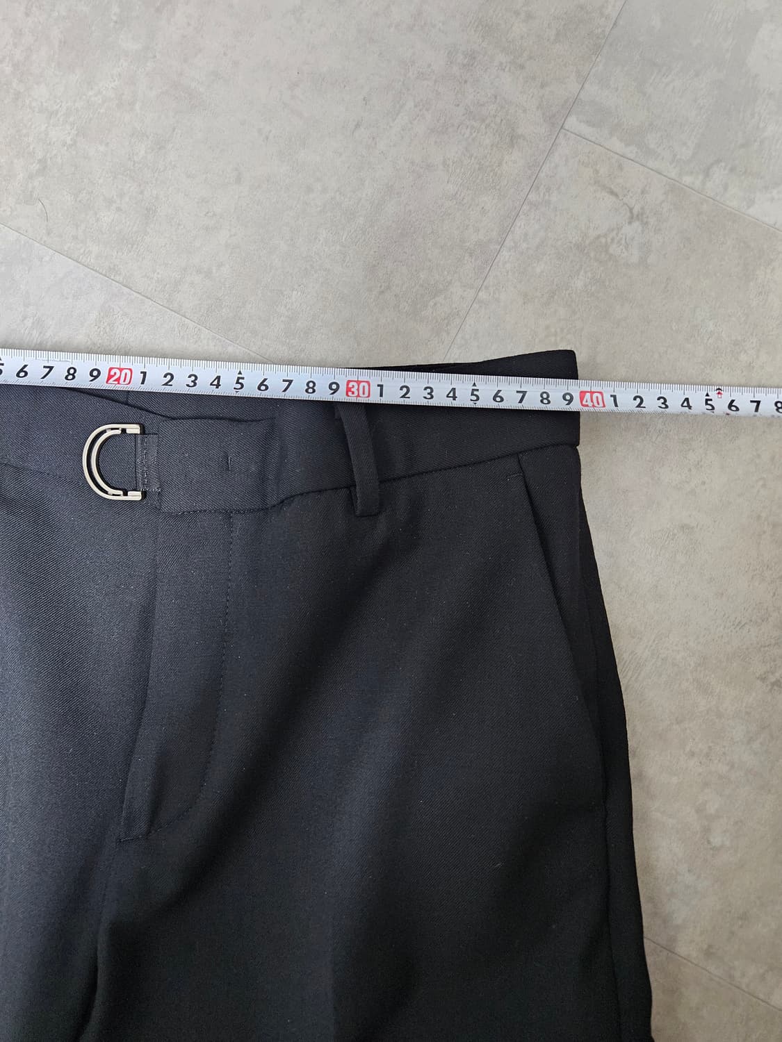 솔리드옴므 블랙 카고 팬츠 48사이즈 상품이미지3