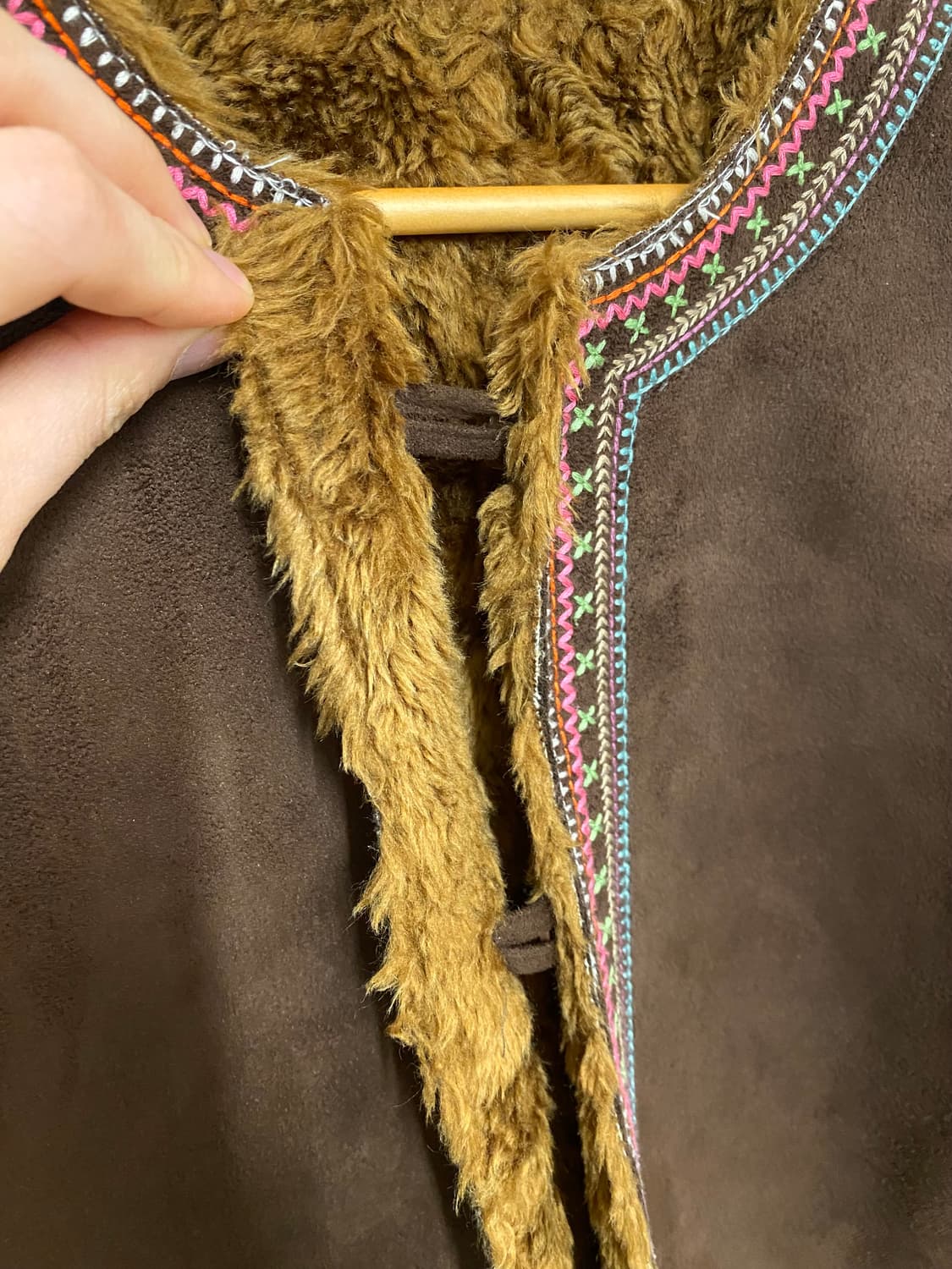 BEAMS suede fur vest 빔즈 스웨이드 퍼 베스트 상품이미지4