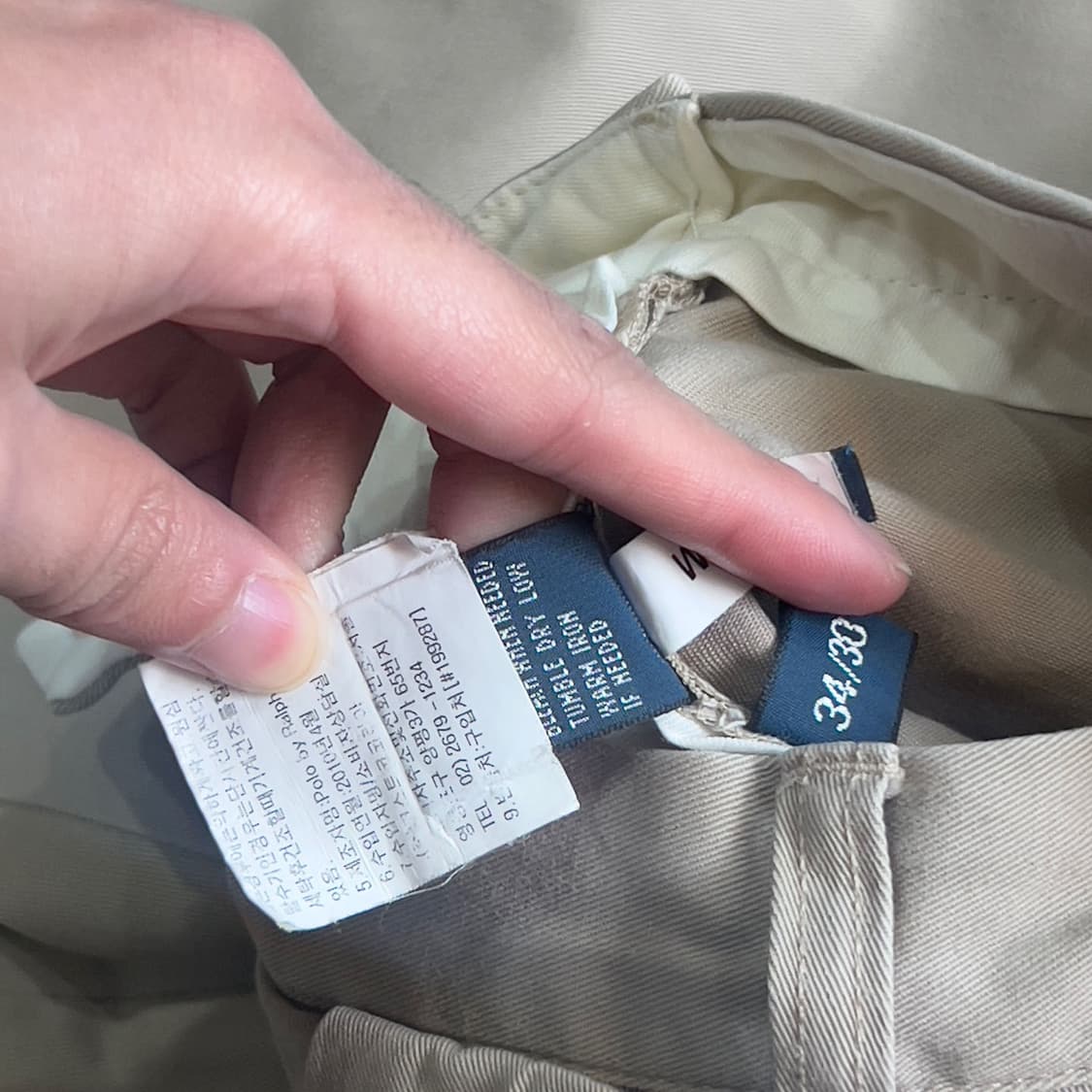 폴로 랄프로렌 앤드류핏 치노팬츠 34X30 상품이미지4