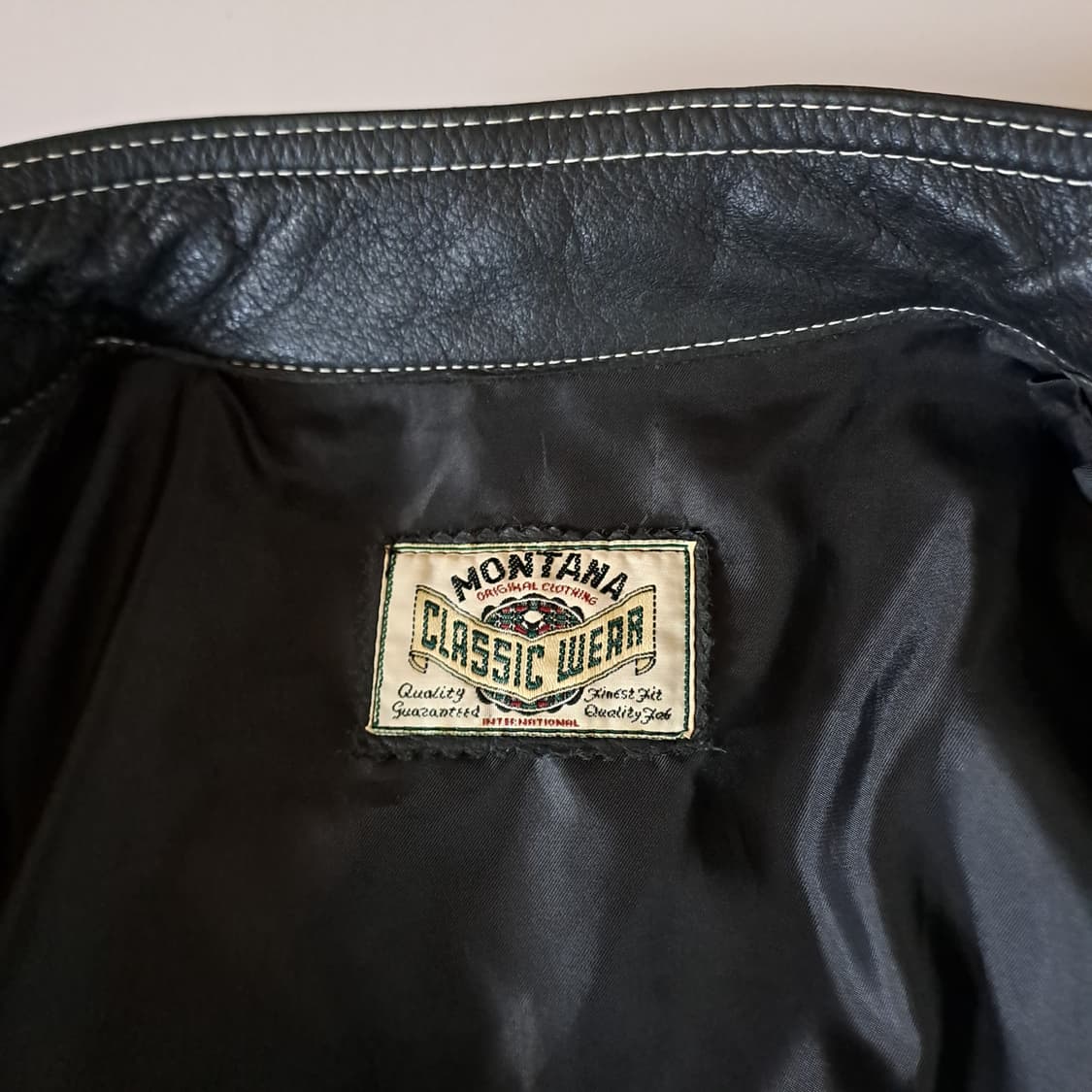 (택포) MONTANA 소가죽 바이커 자켓 100 B89 상품이미지7