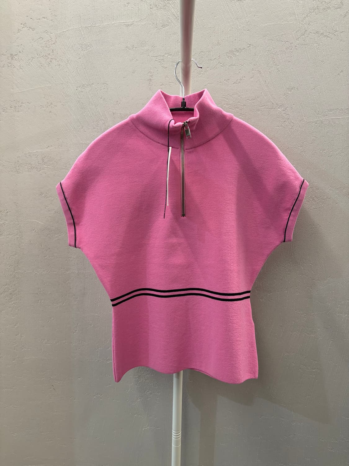 TheOpen Product 핑크 하이넥 니트 OS 상품이미지2