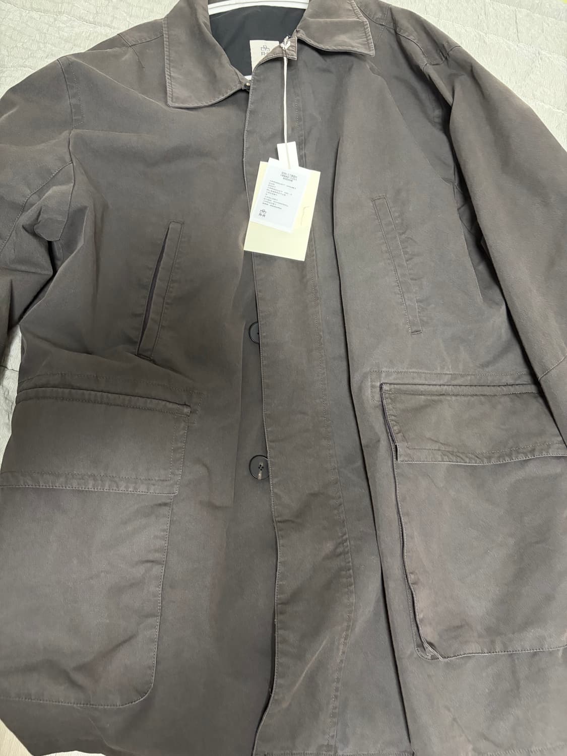 폴리테루 카코트 차콜올리브 상품이미지2