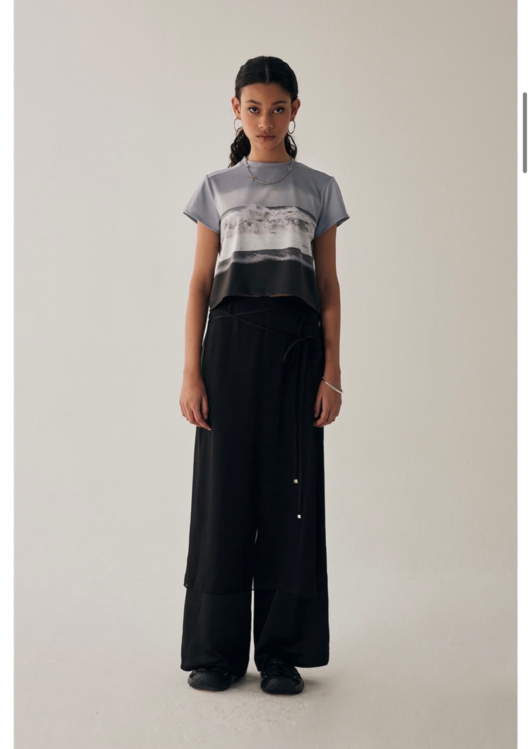 트리밍버드) Summer Wave T-Shirts Light Blue 상품이미지2