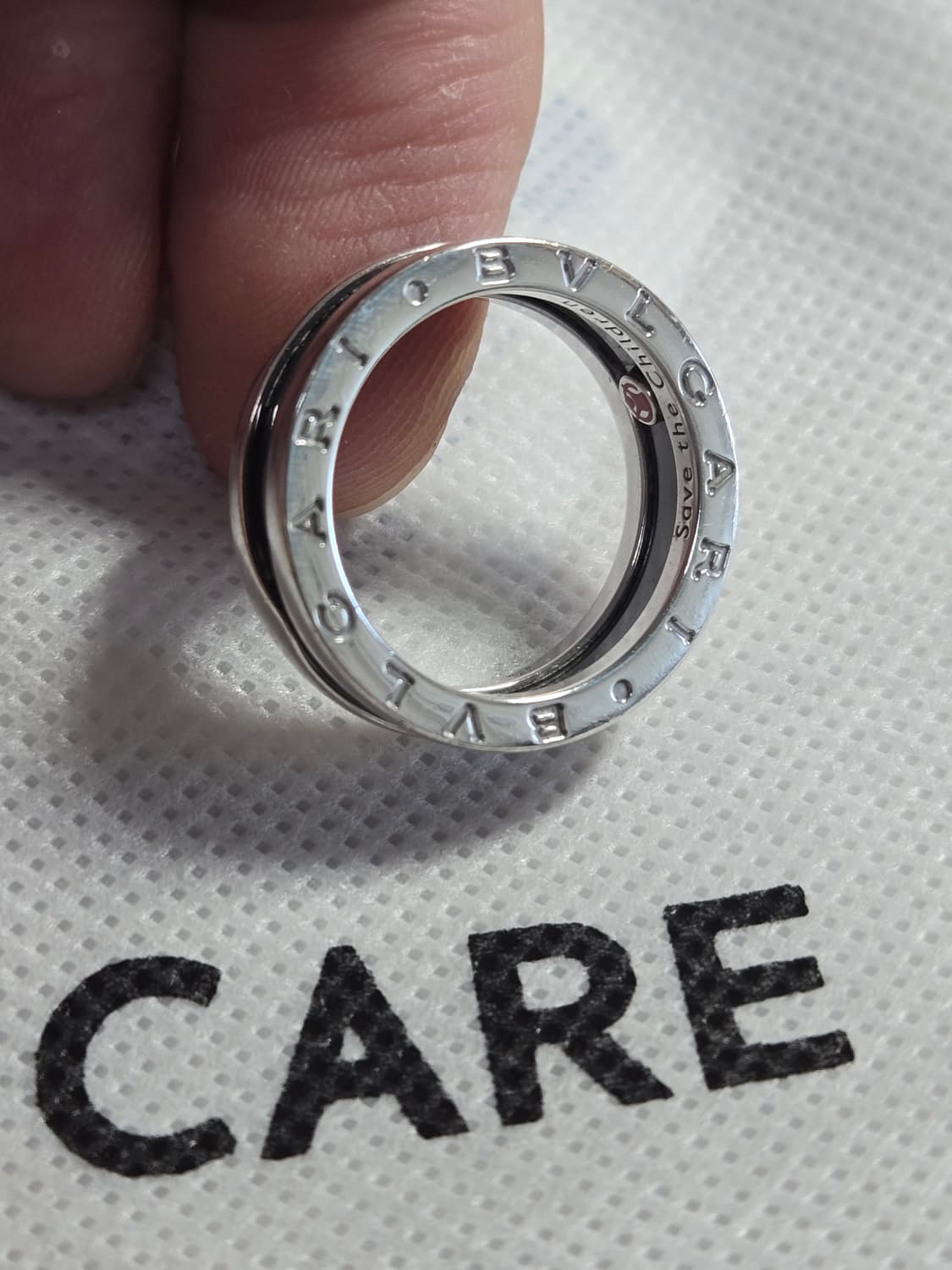 불가리 비제로원 세이브더칠드런 반지 56호 상품이미지6