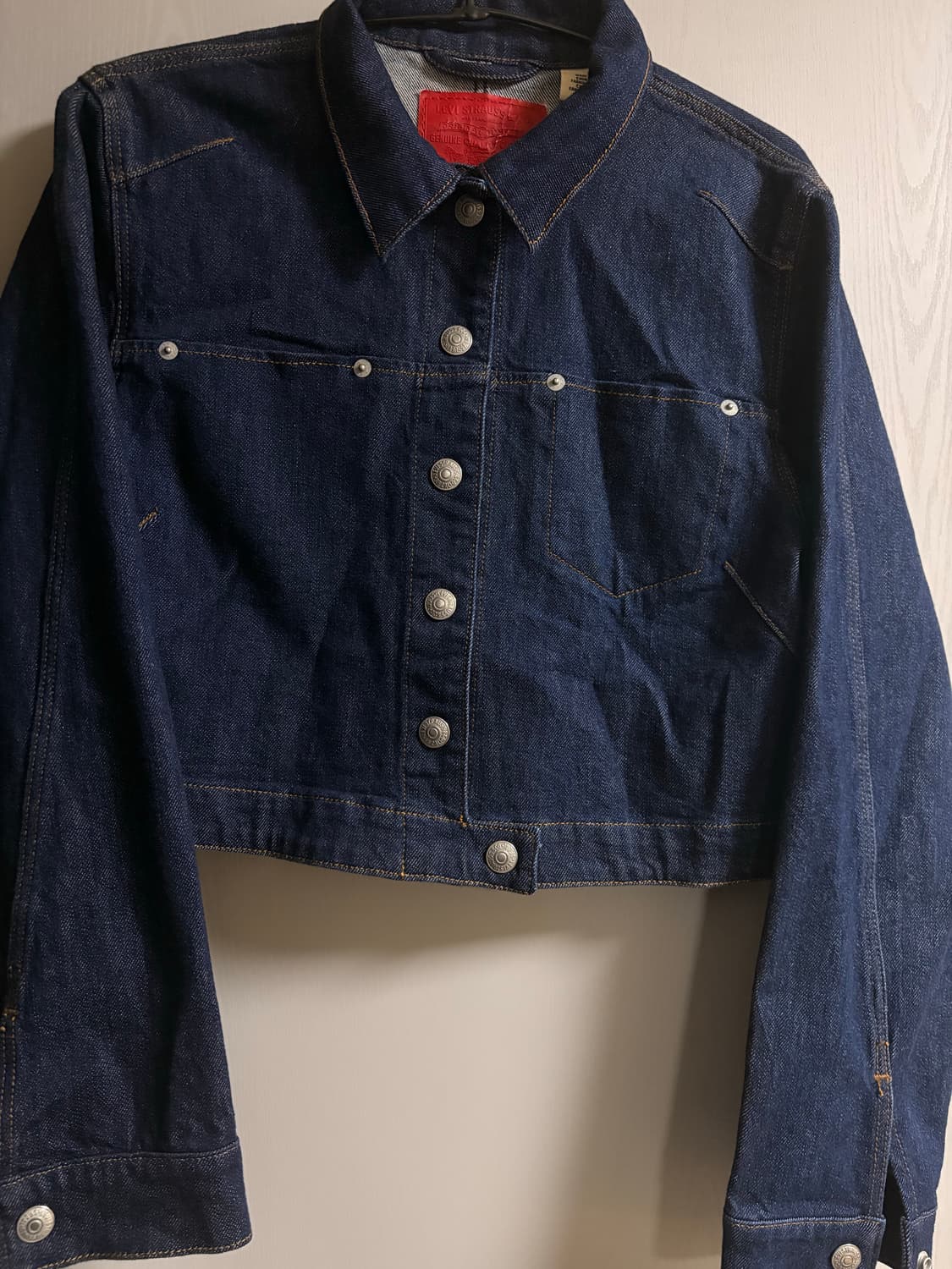 [LEVIS] LEJ Cropped denim trucker 상품이미지1