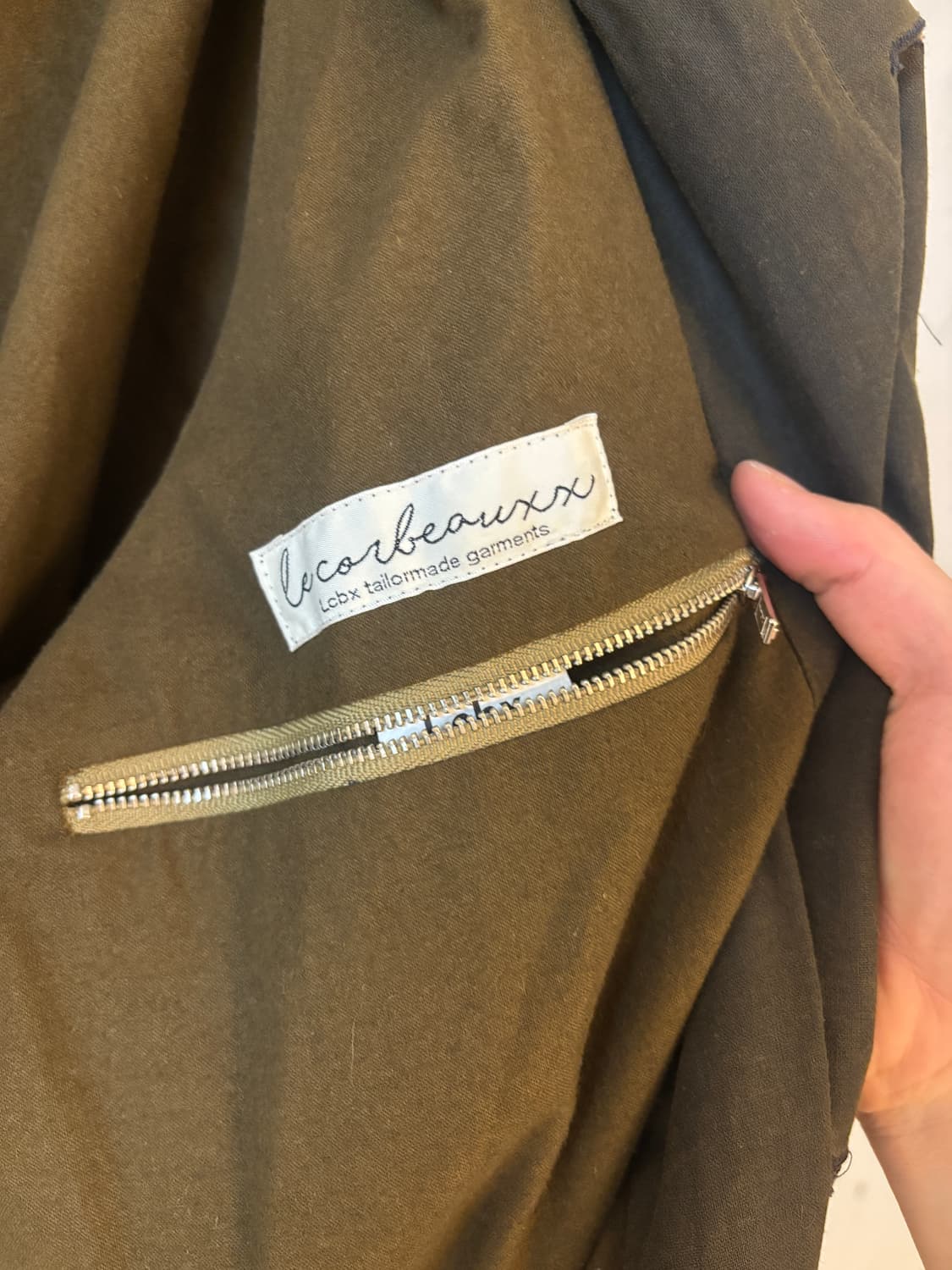 Lcbx 21fw U.K 왁스드 코튼 코트 상품이미지5