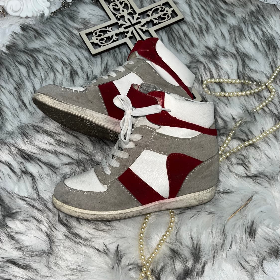 빈티지 웨지힐 스니커즈 상품이미지2