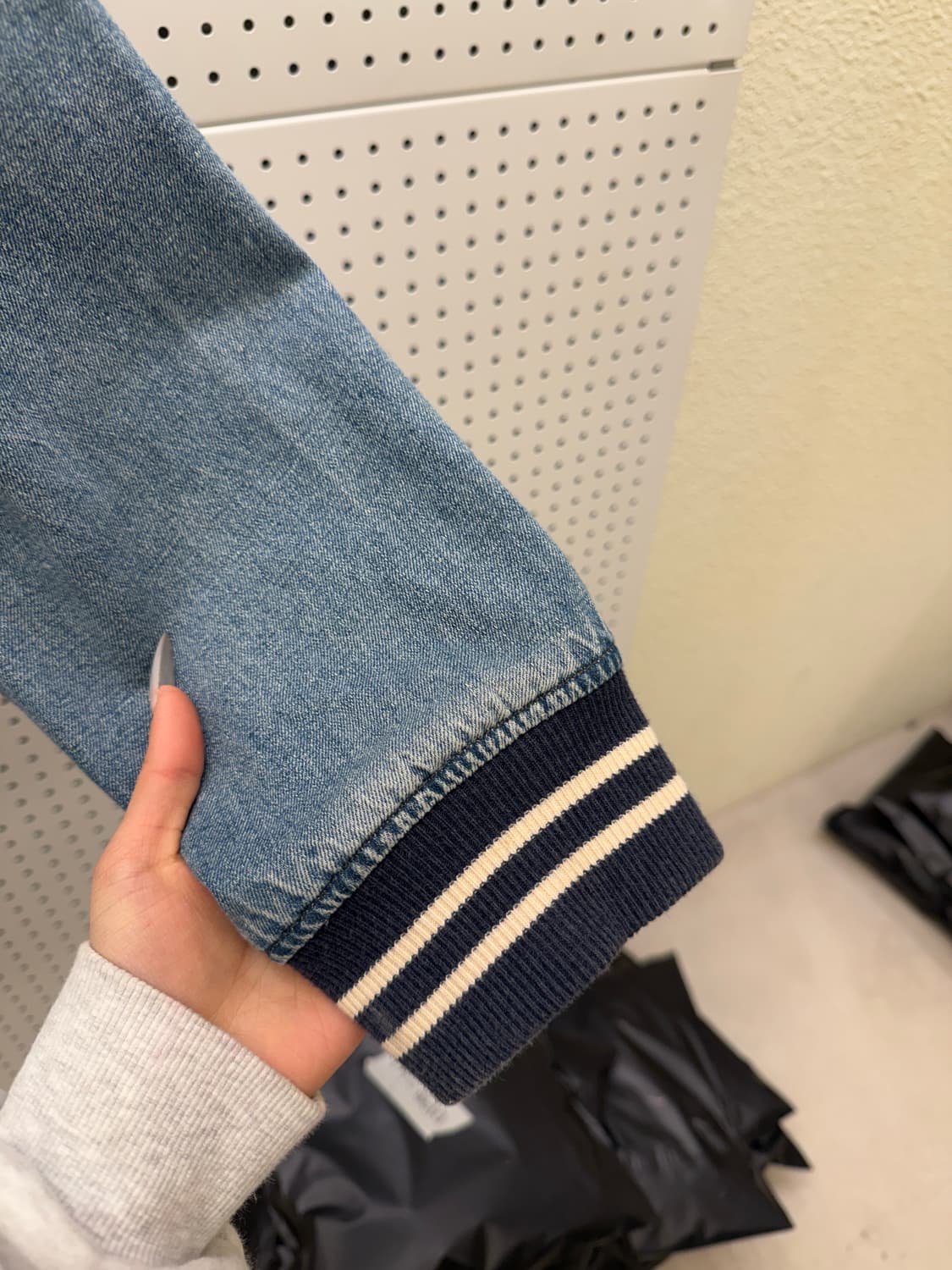 JSNY 뉴욕 데님 바시티 자켓 U1052 상품이미지4