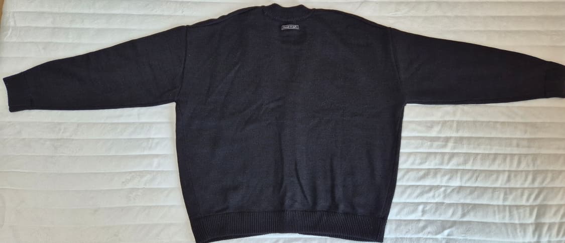 와릿이즌 엔젤 블랙와펜 가디건 XL 상품이미지2