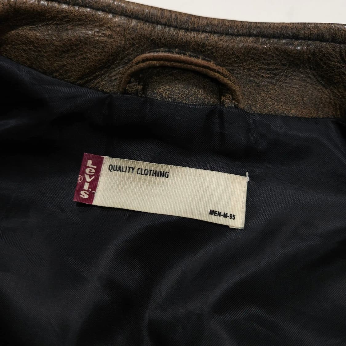 95)LEVIS 리바이스 빈티지 소가죽 라이더 자켓 상품이미지9