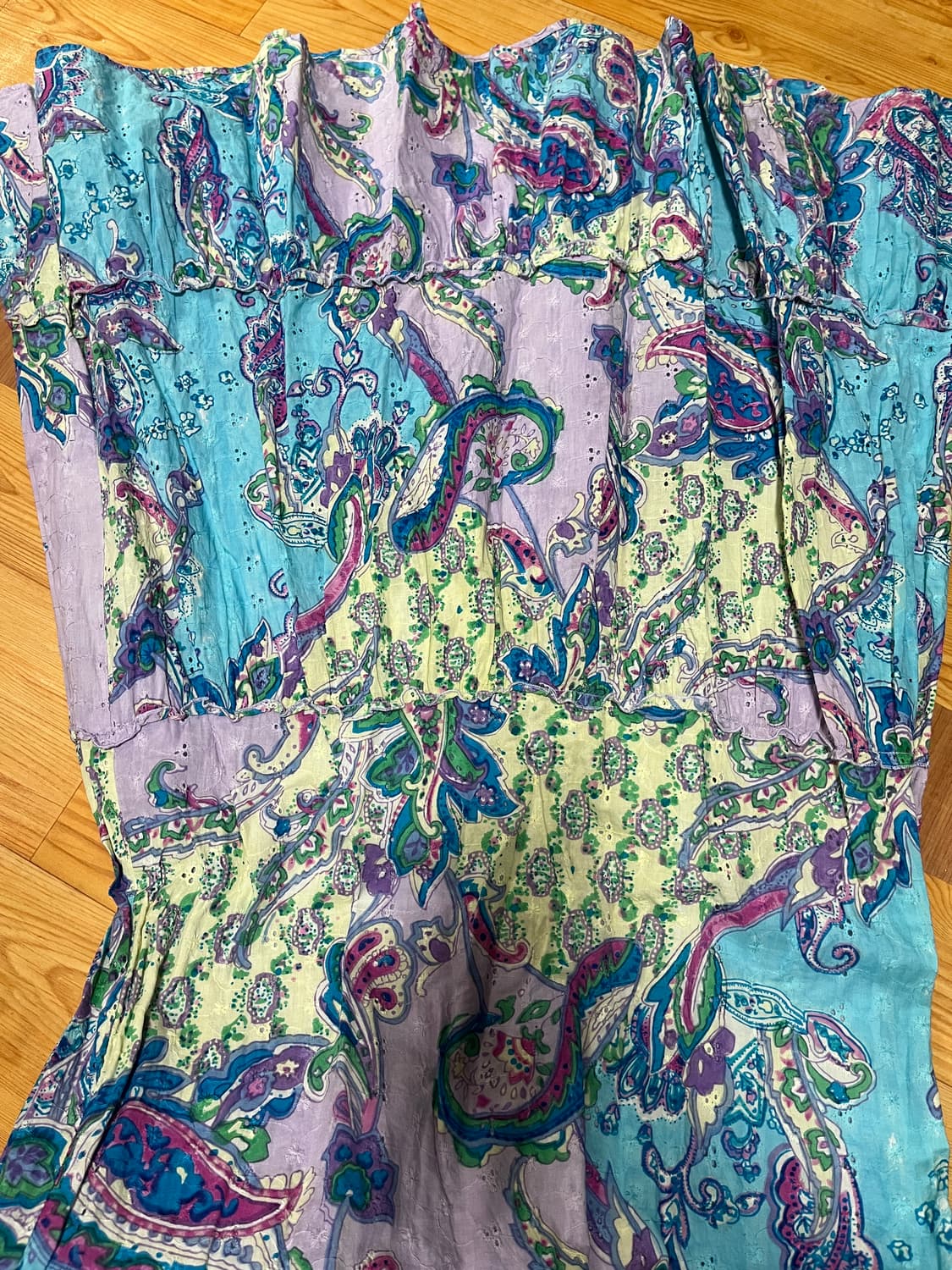 히피 패턴 롱 나시 원피스 상품이미지2