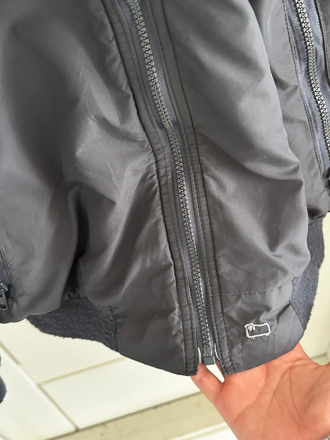 90s 울리치 Woolrich USA 플리스 라이닝 웜업 자켓 상품이미지4