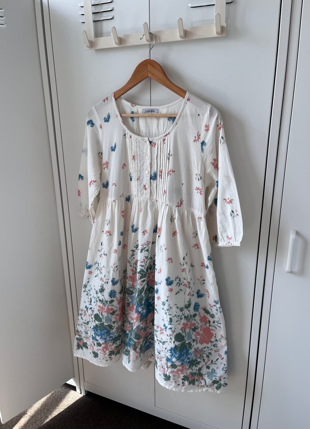 Vintage 꽃패턴 핀턱 원피스 상품이미지2