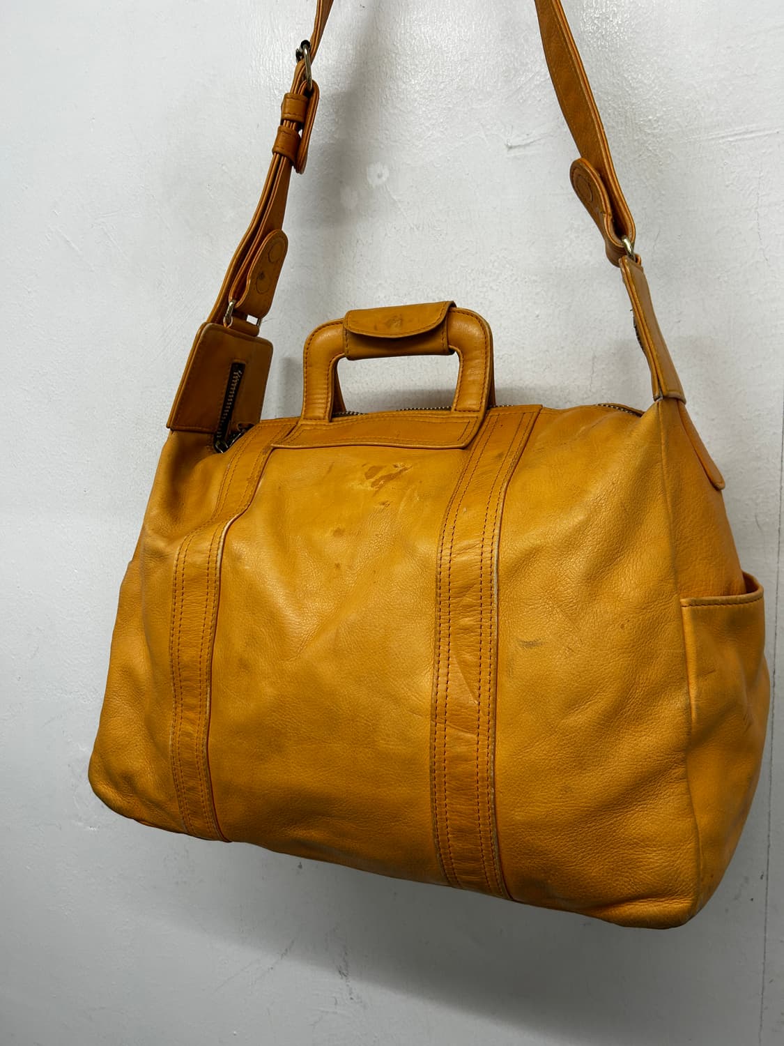 빈티지 레더 2way 보스톤백 상품이미지2