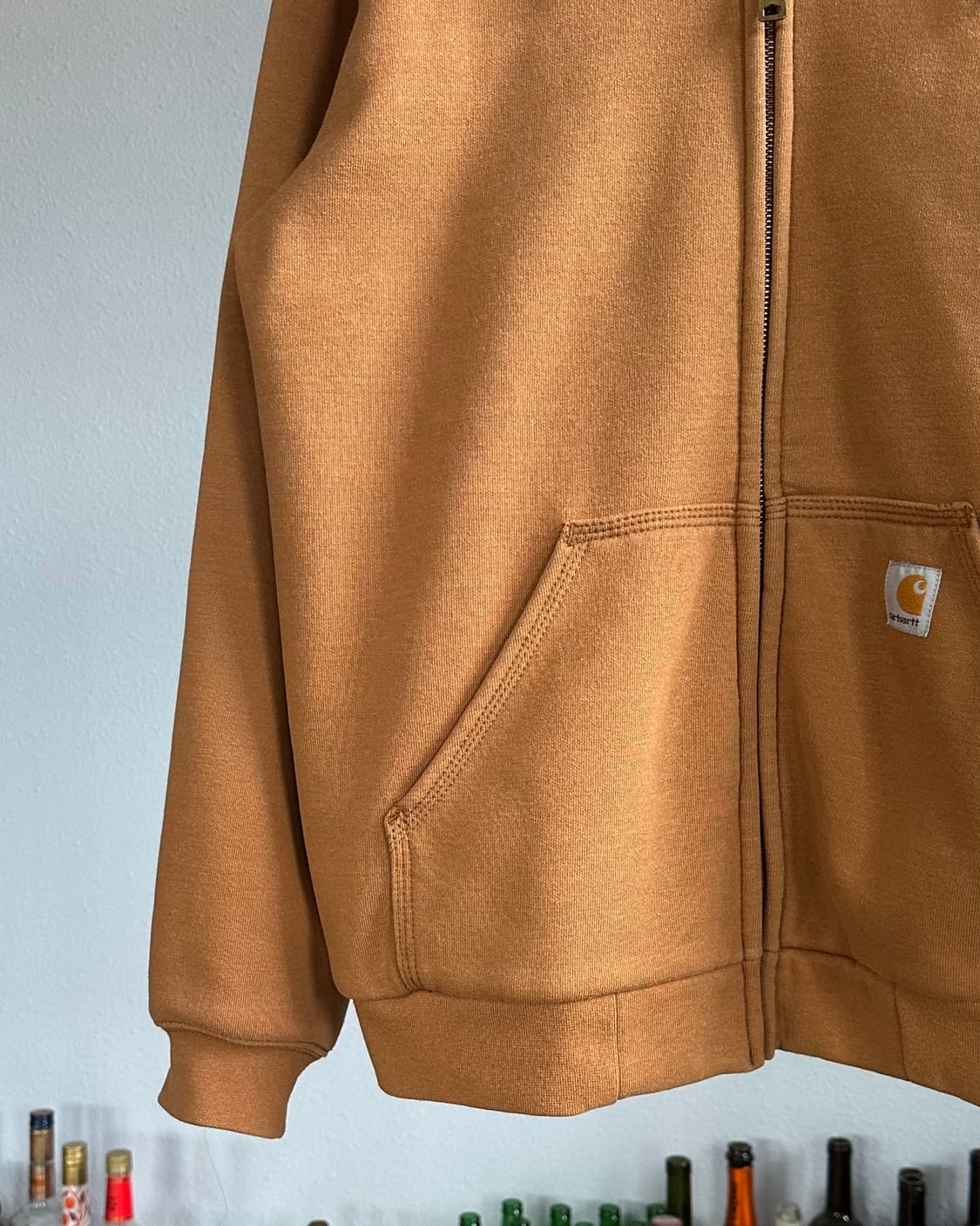 [S-M]칼하트 써멀 레인디펜더 된장 후드집업 상품이미지3