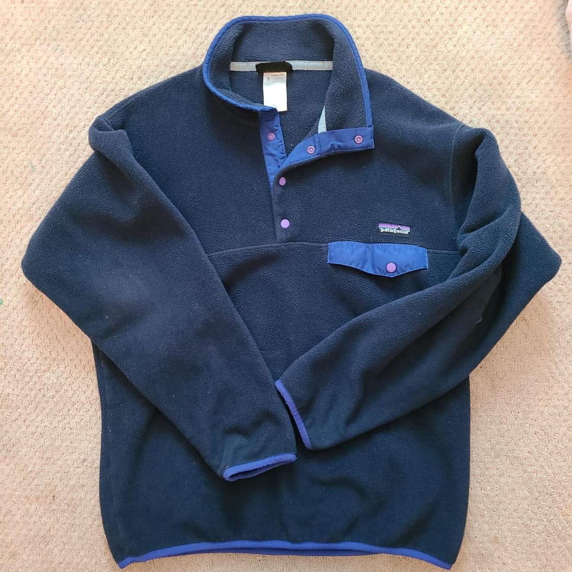 15FW 파타고니아 클래식 신칠라 스냅-티 플리스 풀오버 블랙 상품이미지3