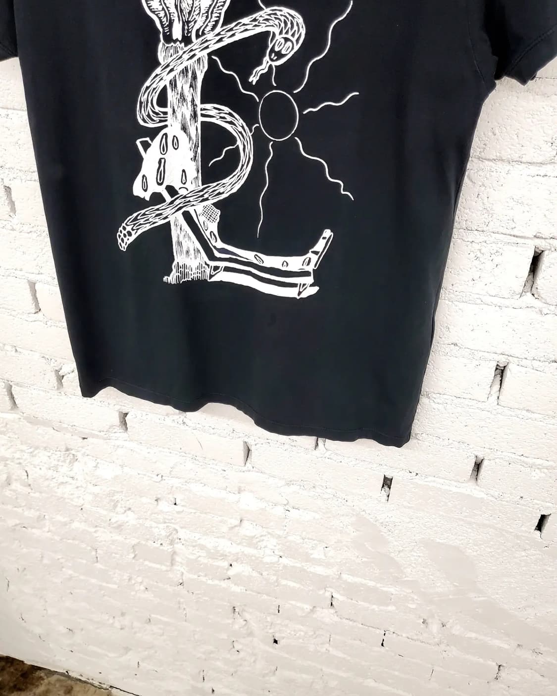 15SS 생로랑 YSL 로고 반팔 상품이미지5