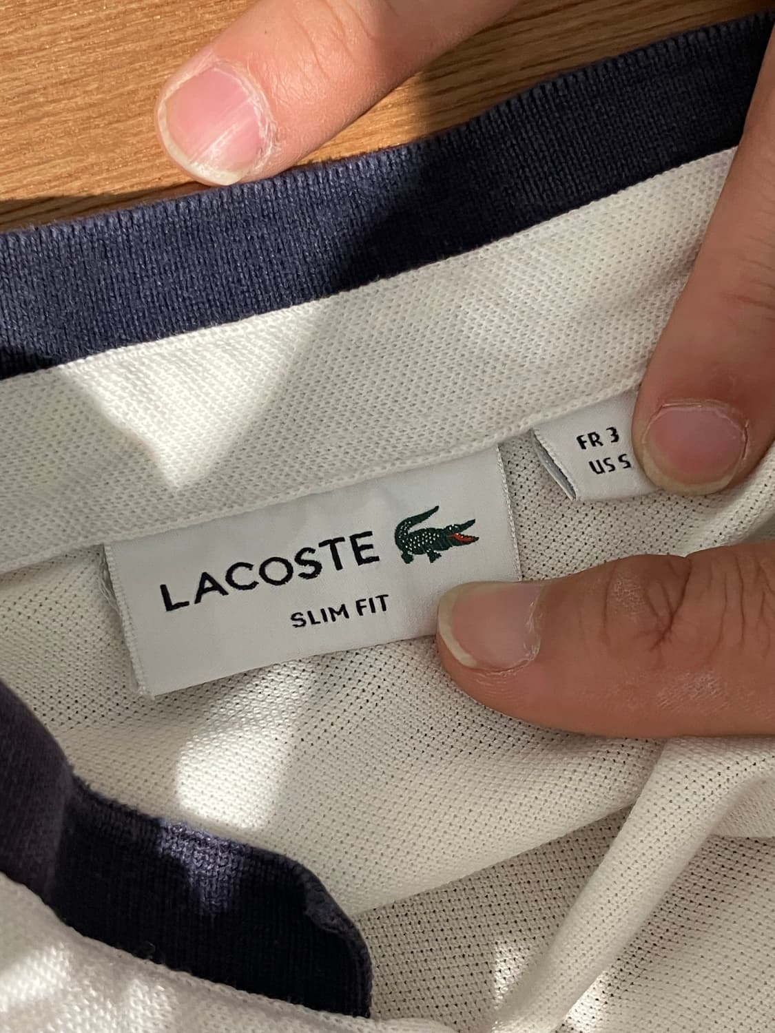 Lacoste 배색 밴드카라 PK 반팔 상품이미지5