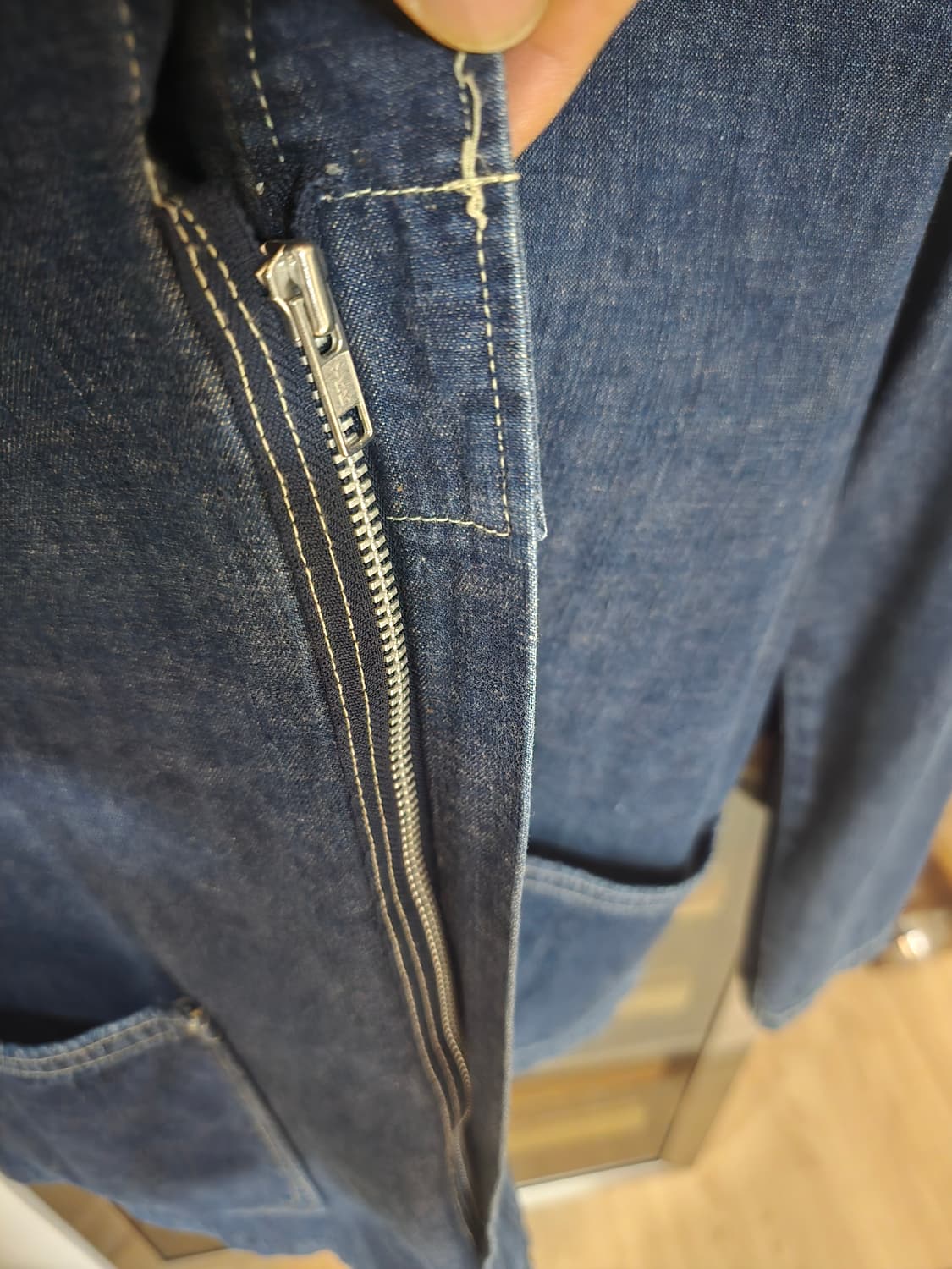 블루 블루 커버올 자켓 3사이즈입니다. 상품이미지2