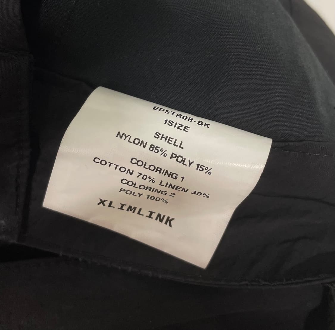 Xlim EP.5 08 Trousers Black 상품이미지2