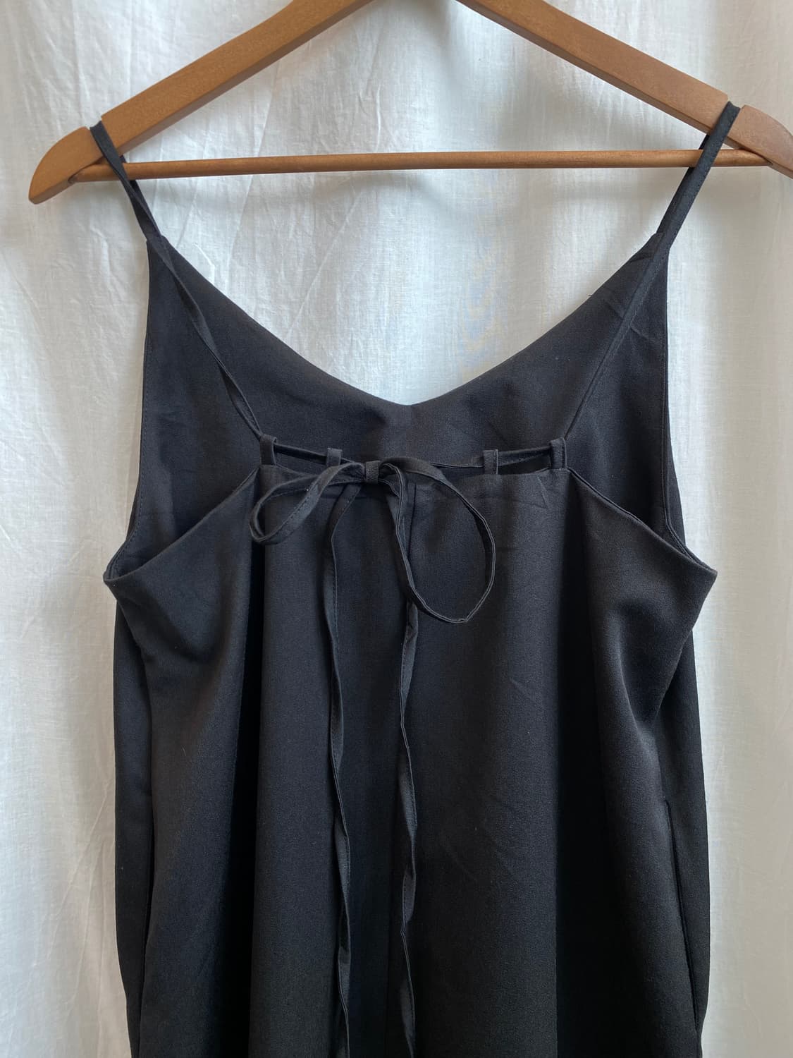 블랙 민소매 원피스(M) 상품이미지7