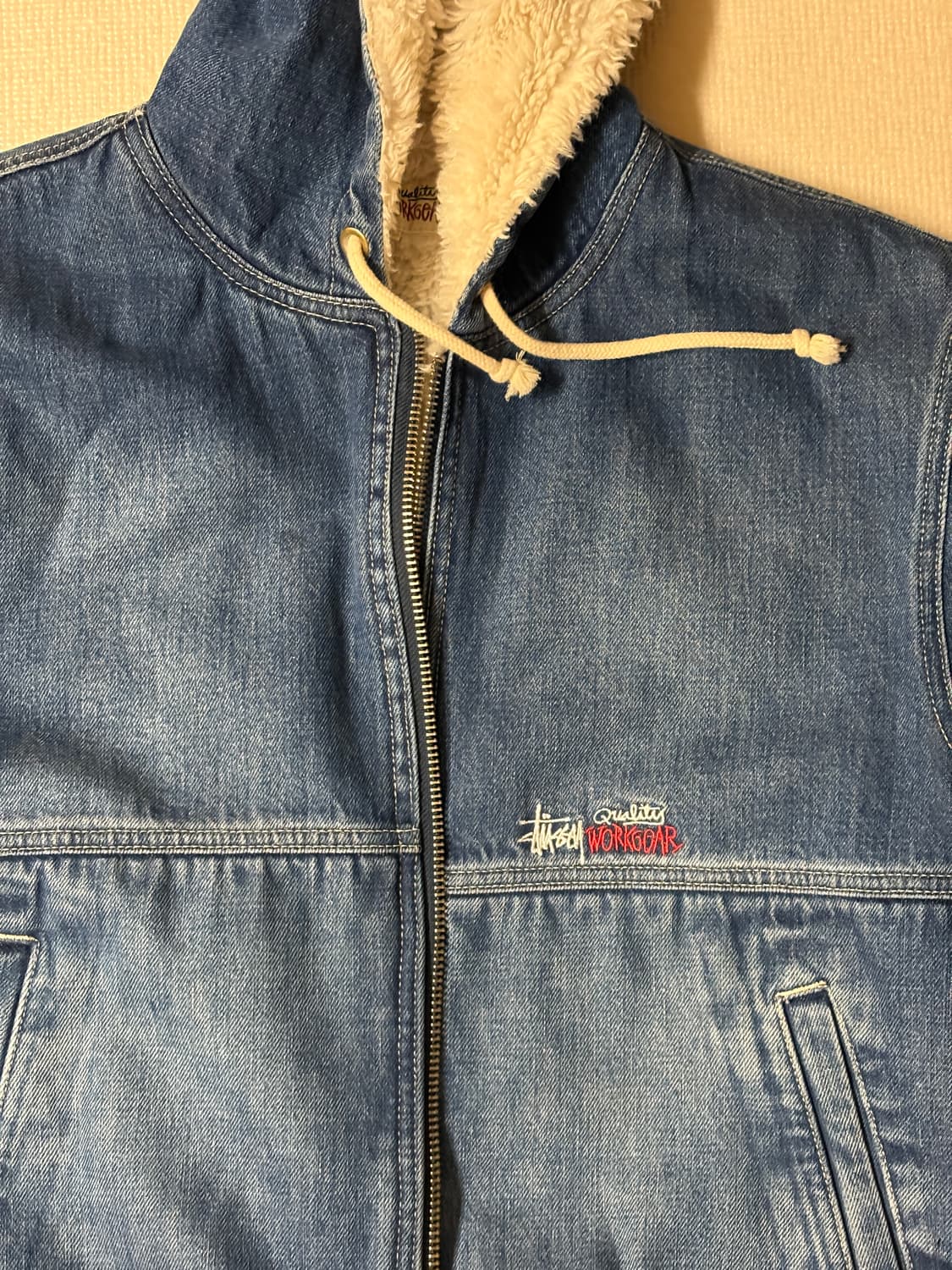 (M) 스투시 stussy 쉐르파 데님 워크자켓 상품이미지6
