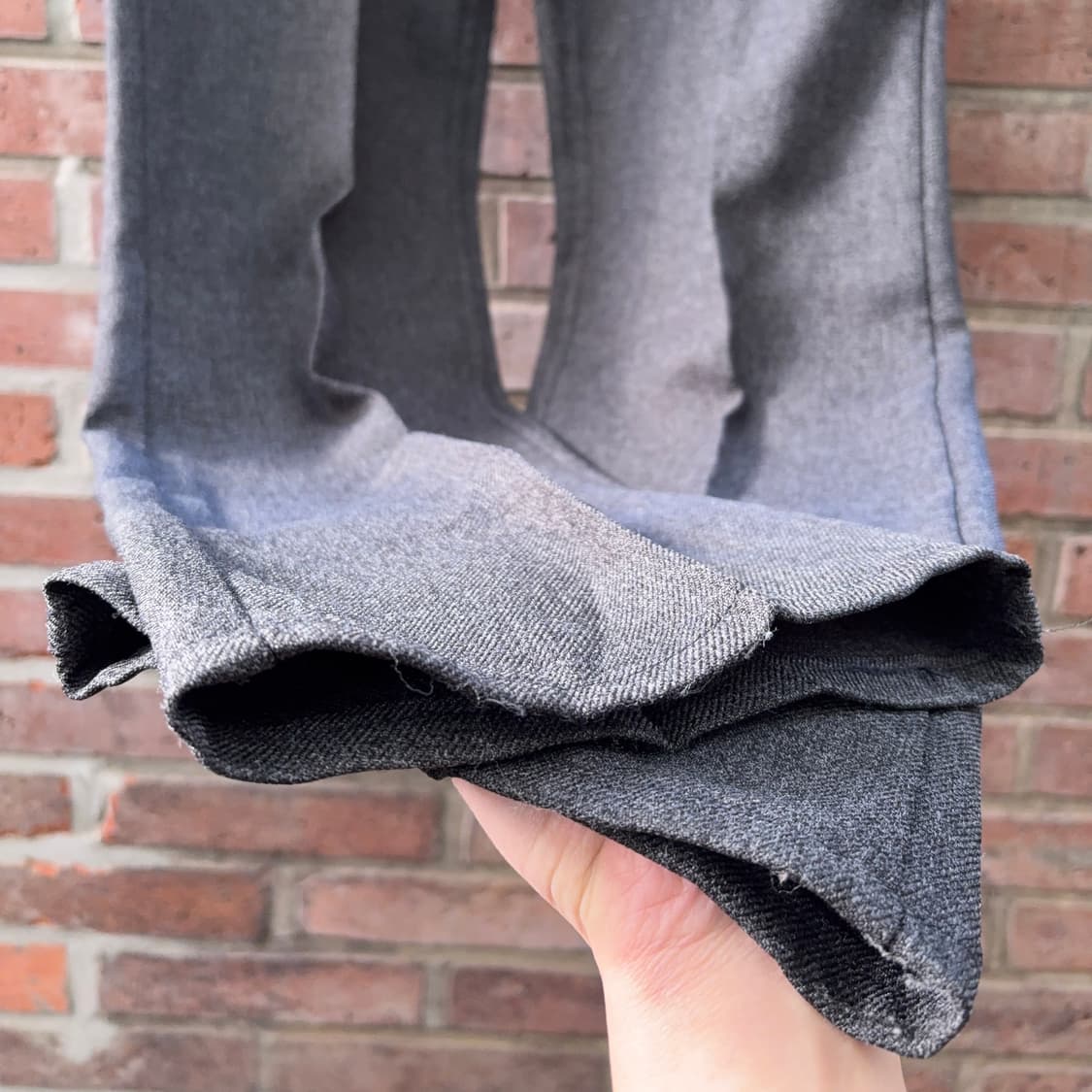 90~00s USA 랭글러 Wrangler 다크 그레이 부츠컷 트라우저 상품이미지6