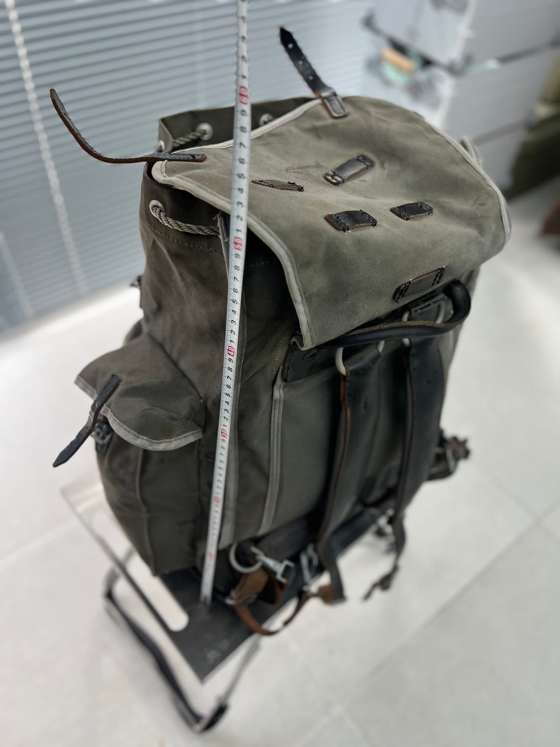 60년대 독일군 캔버스 배낭 상품이미지4