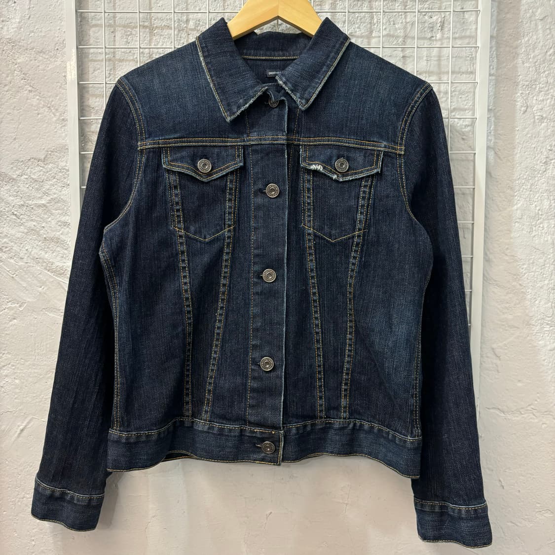 GAP 갭 y2k 빈티지 크롭 데님 자켓 L 상품이미지1