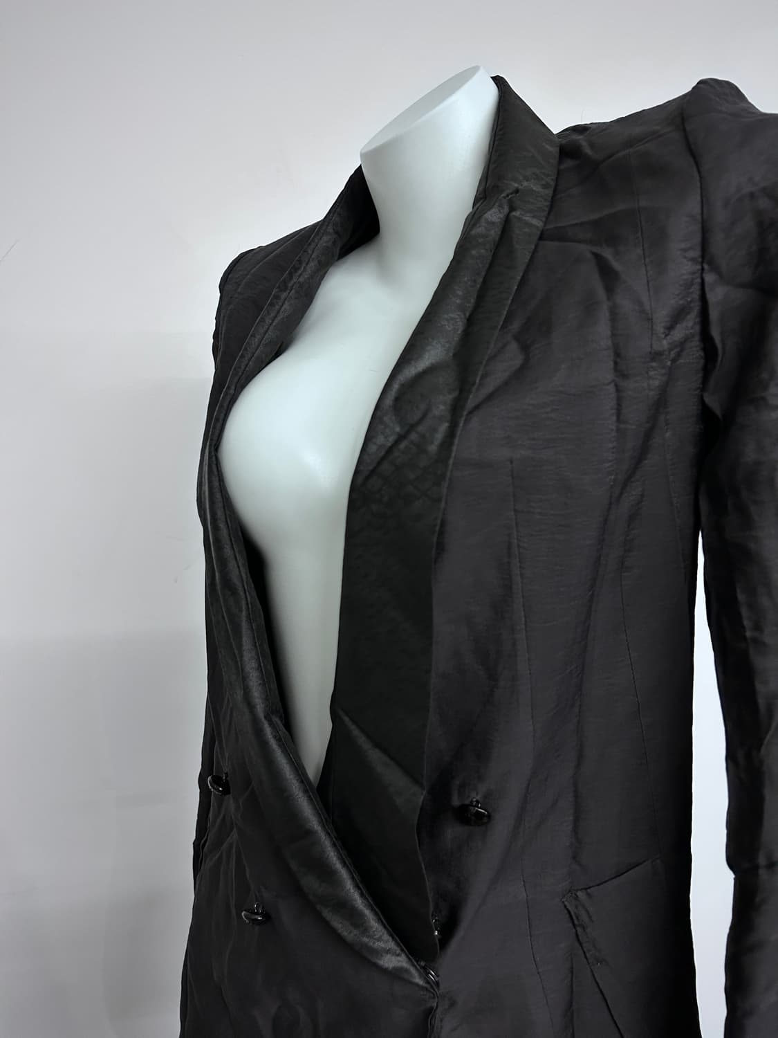 시스템 숄 카라 레이온 블레이저 상품이미지6