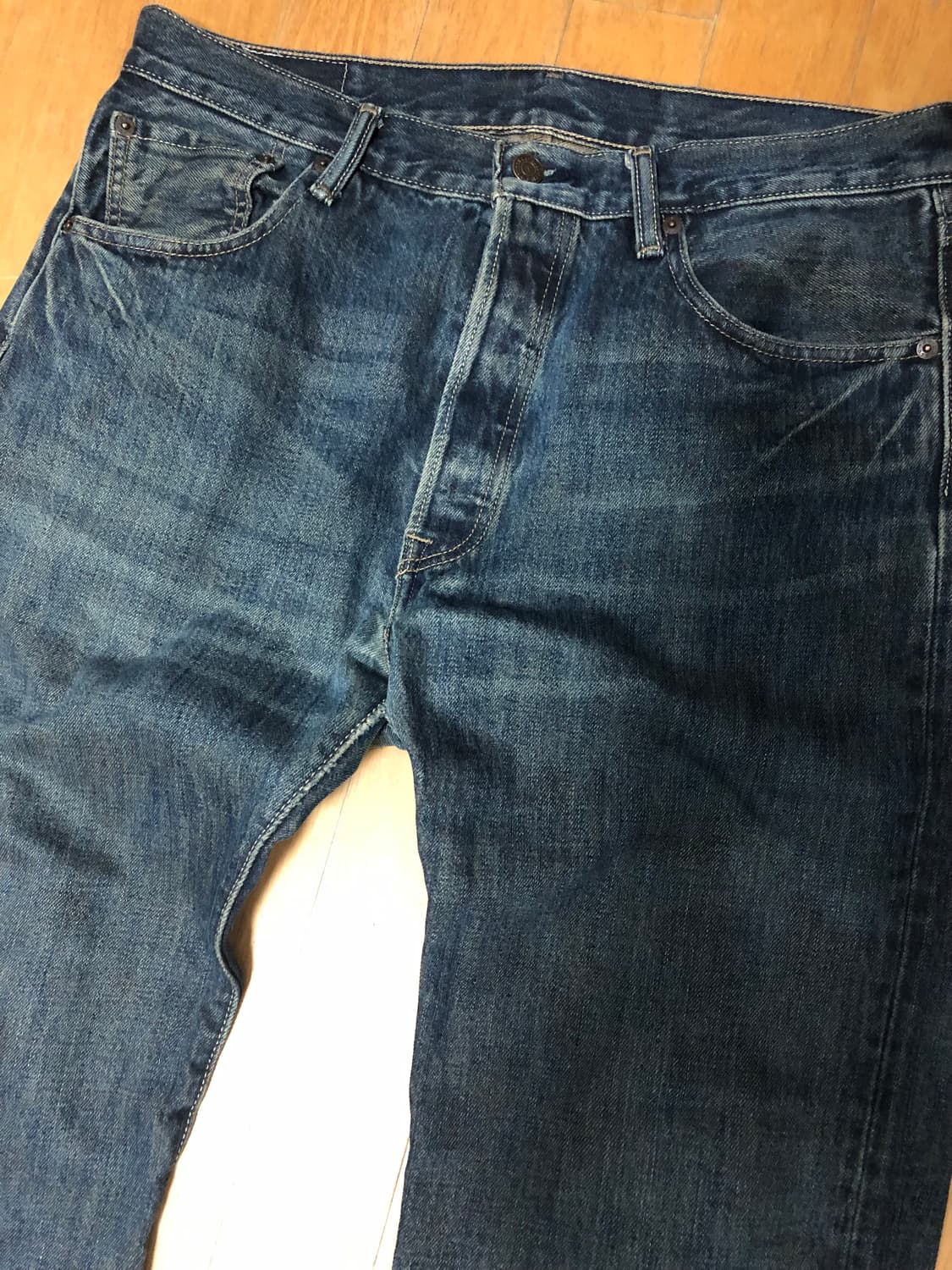 리바이스 501 빈티지 워싱 오리지널 레귤러 데님팬츠 34 상품이미지3