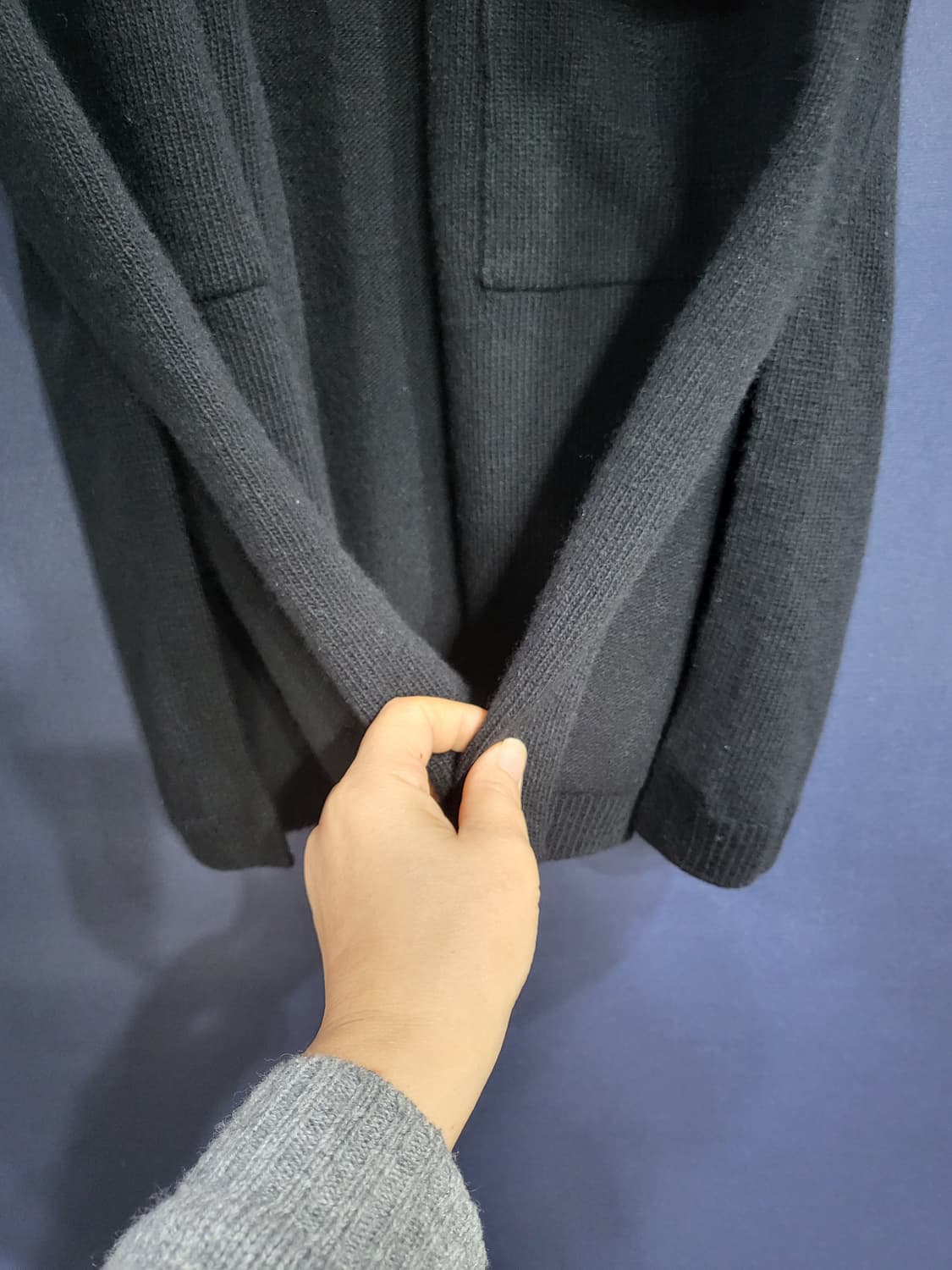 센존 메리노울 베스트  오픈 가디건 상품이미지4