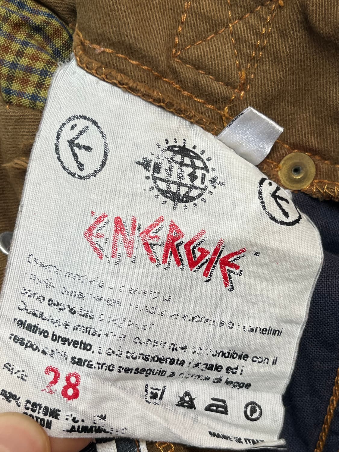 Energie 에네르지 브라운 카펜터 팬츠 28 상품이미지5