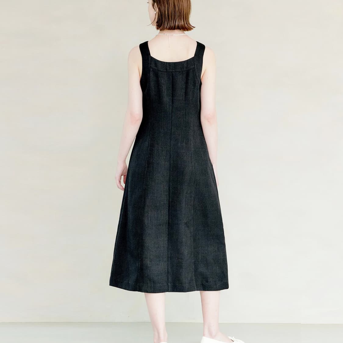 제너럴아이디어(Generalidea) 플랫 트위드원피스 55-66 새상품 상품이미지2